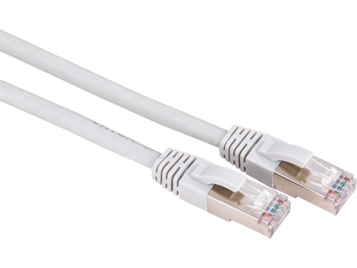 Nætverkskabel Cat6a grå 2m Netværk