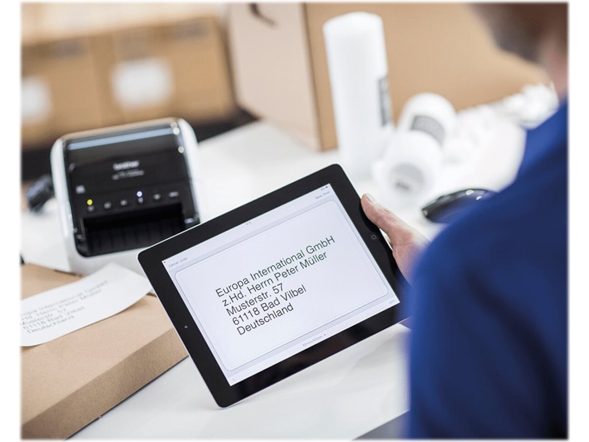 Brother Etiketprinter QL1110NWBc Etiket & labelmaskine