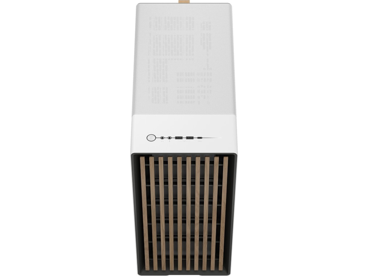 Fractal North Chalk White Mesh Mid Tower Midi Tower