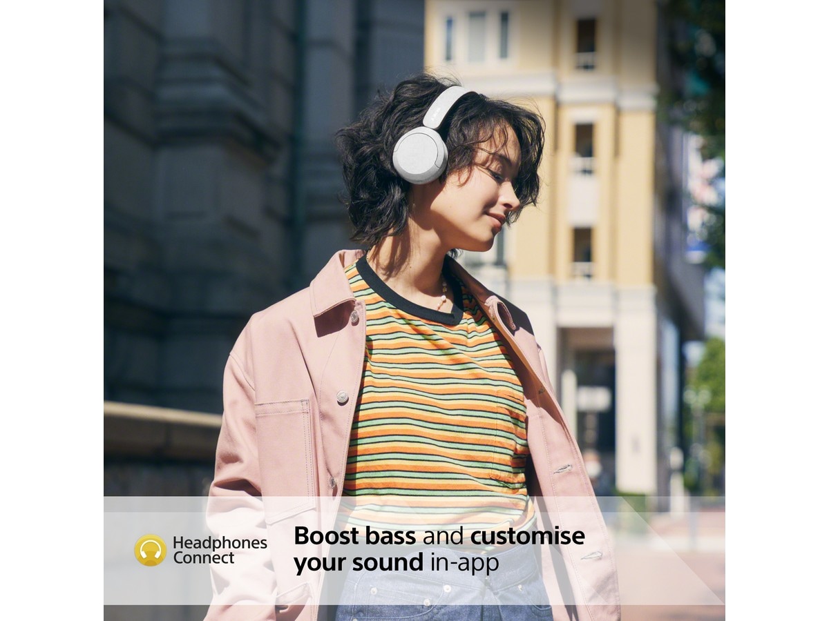 Sony WH-CH520 trådløse høretelefoner, On-Ear (hvid) Høretelefoner