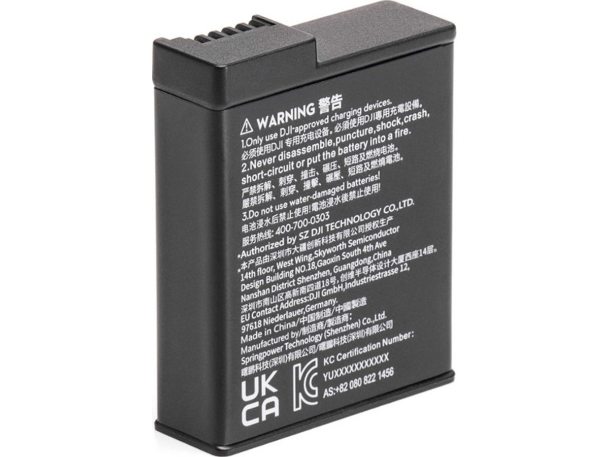 DJI Battery Extreme for Osmo Action 3 Tilbehørssæt til kameraer