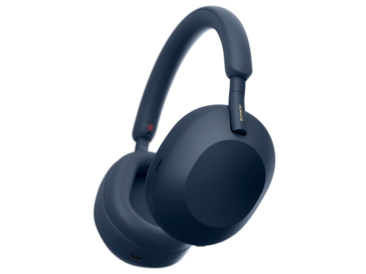 Sony WH-1000XM5 Trådløse høretelefoner, Over-Ear (blå) Høretelefoner