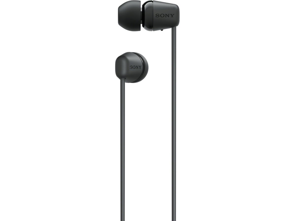 Sony WI-C100 Trådløse Høretelefoner, Earbuds (sort) In-ear høretelefoner