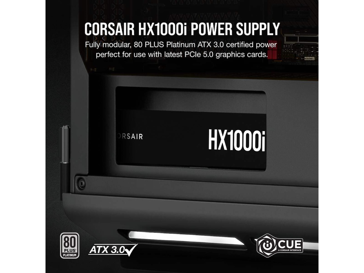Corsair HXi Series HX1000i 1000W PSU Strømforsyninger