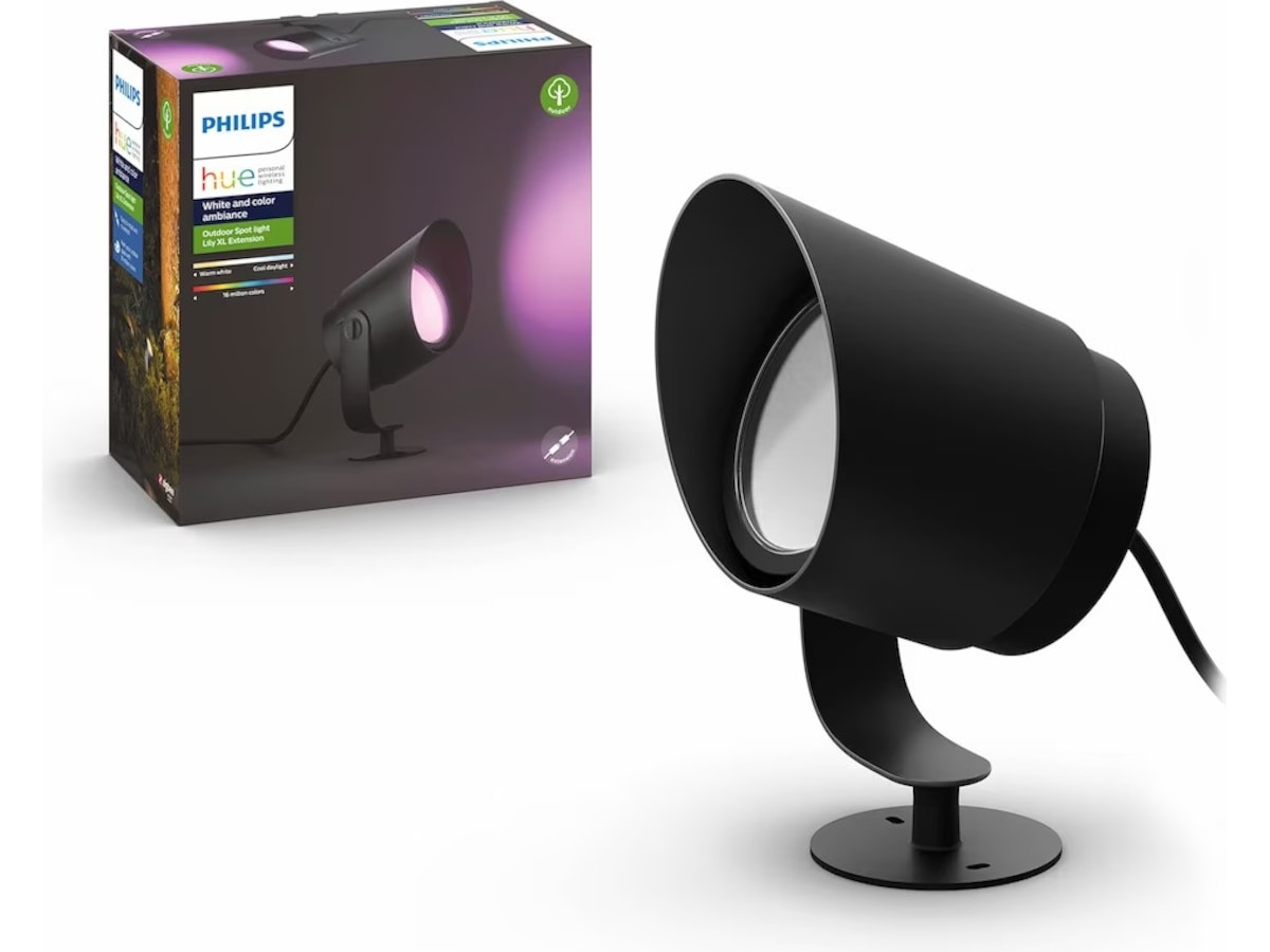 Philips Hue Lily XL udendørs spot (sort) Gulvlampe