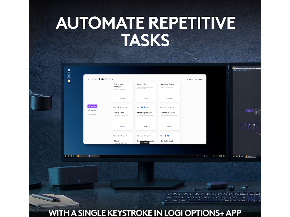 Logitech MX Keys S bundle (graphite) Keyboards