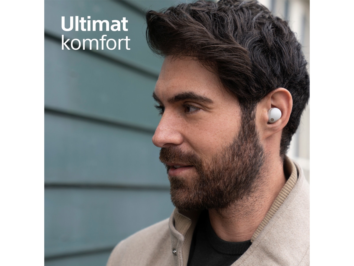 Sony WF-1000XM5 Trådløse Høretelefoner, Earbuds (grå) In-ear høretelefoner