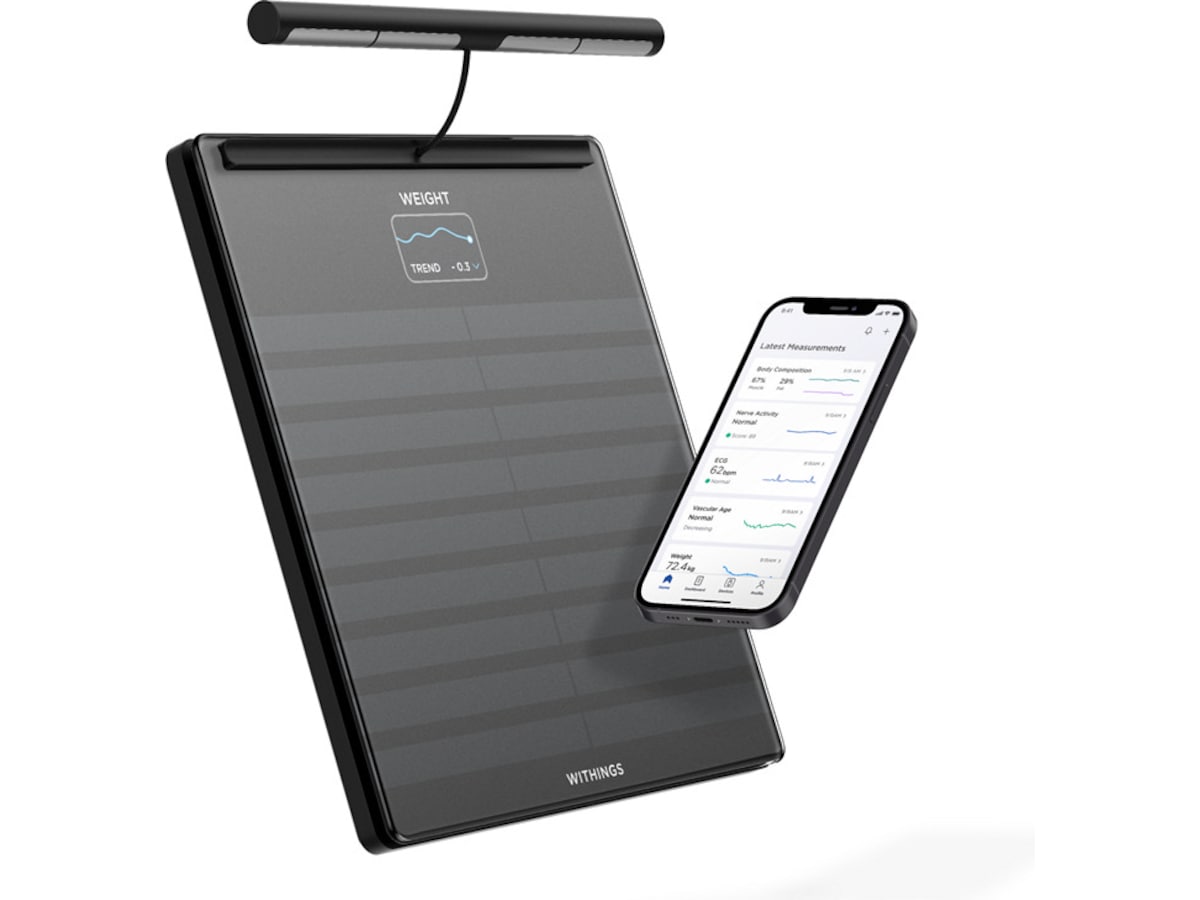 Withings Body Scan smart badevægt (sort) Badevægte