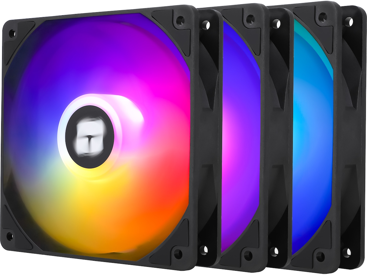 Thermalright TL-C12C-S ARGB 120mm Ventilator 3-Pack (sort) Blæsere