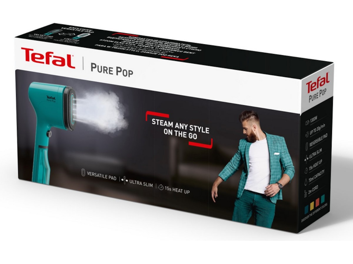 Tefal Pure POP Garment Steamer (grøn) Tøjdampere