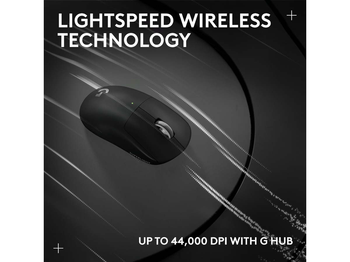 Logitech G Pro X Superlight 2 Lightspeed Trådløs Gamingmus (sort) Gamingmus