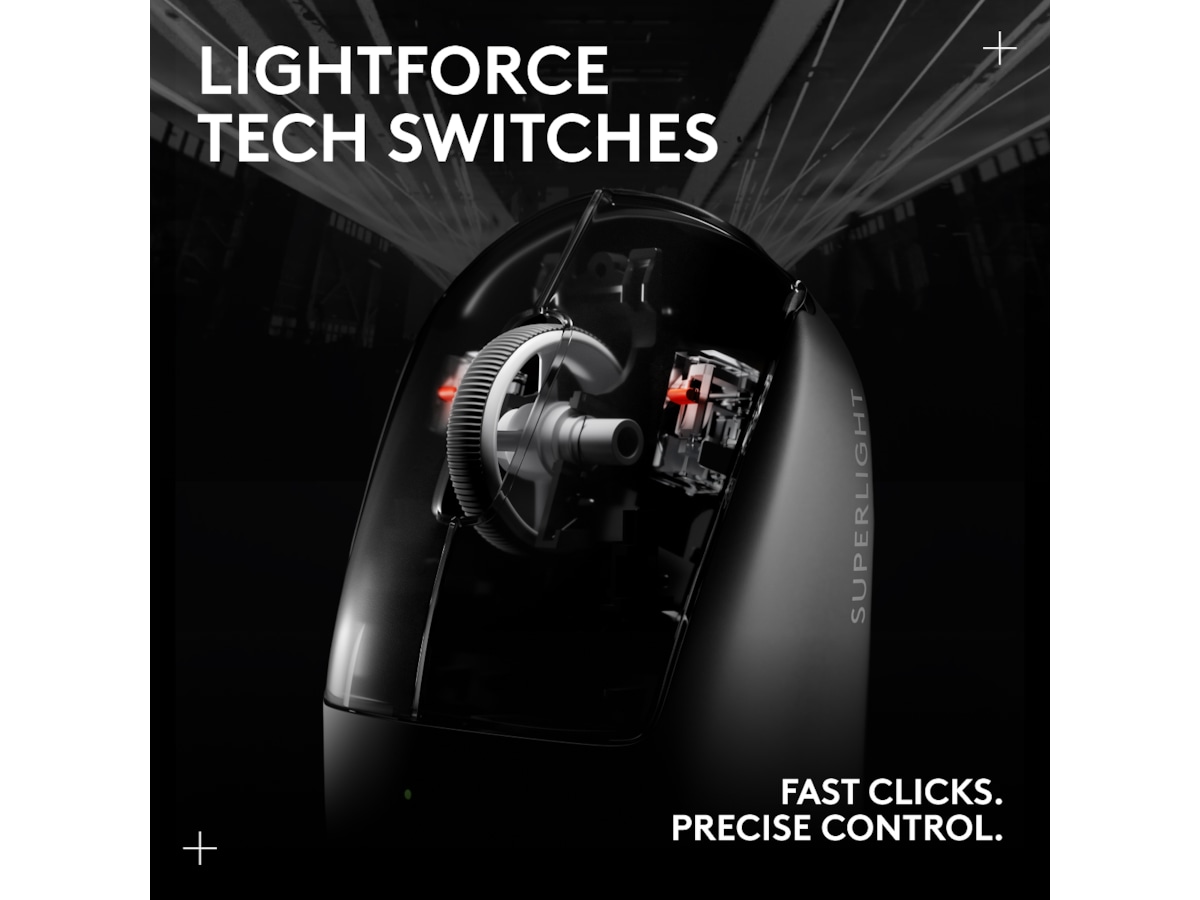 Logitech G Pro X Superlight 2 Lightspeed Trådløs Gamingmus (hvid) Gamingmus