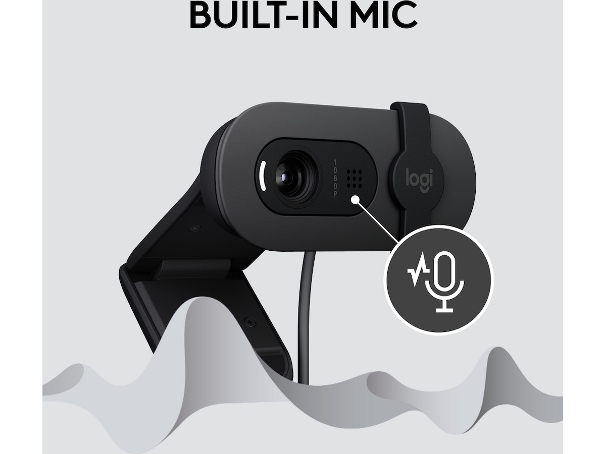 Logitech Brio 100 Full HD webkamera (graphite) Webkameraer