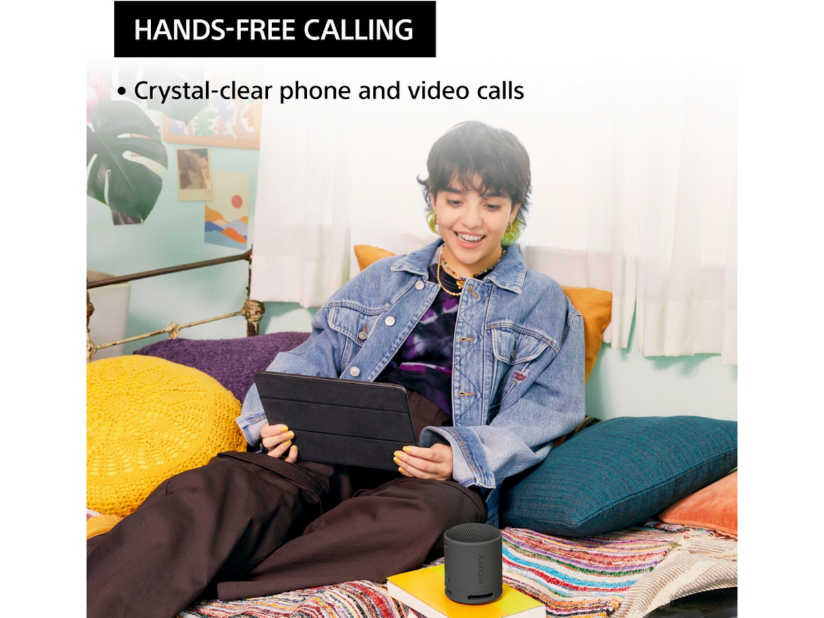 Sony SRS-XB100 trådløs bluetooth højttaler (sort) Trådløs / Bluetooth højttaler