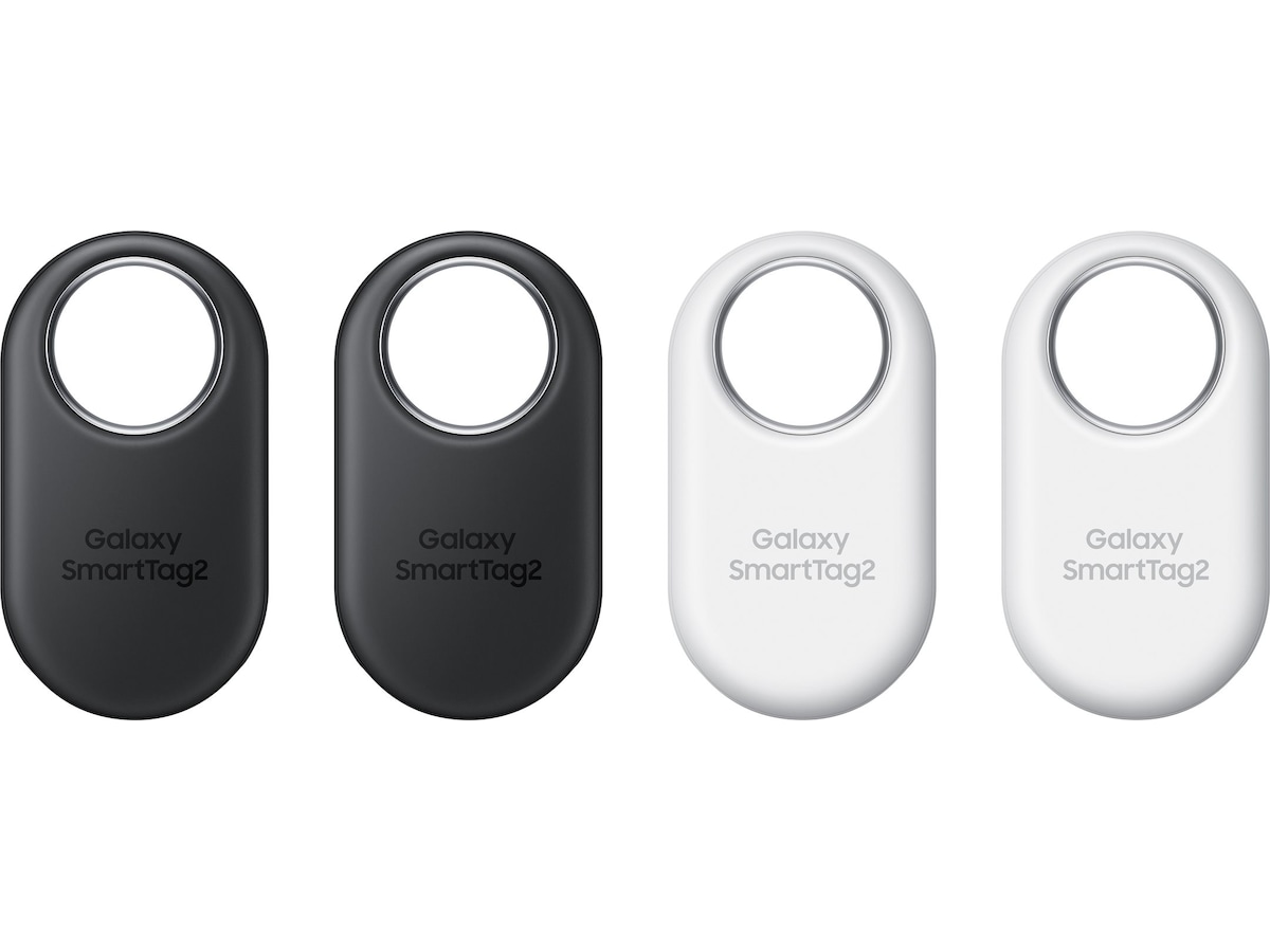 Samsung Galaxy SmartTag2 sporingschip 4-pak (sort/hvid) Bluetooth tracker & GPS