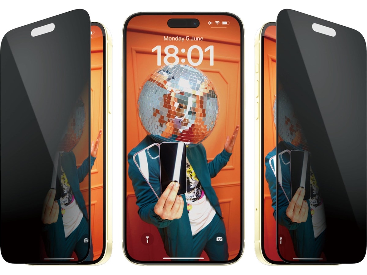 Panzerglass iPhone 15 Plus Privacy Skærmbeskytter Skærmbeskyttelse mobiltelefon