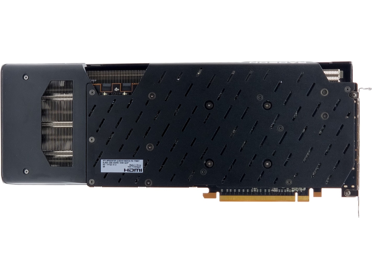 XFX Speedster QICK 319 Radeon RX 7700 XT Black Grafikkort