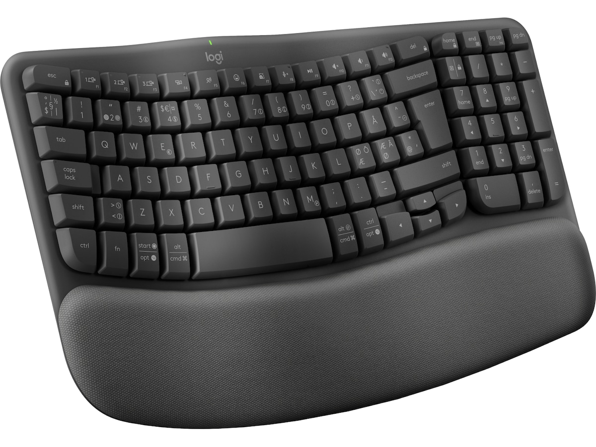 Logitech Wave Keys for Business trådløst tastatur (grafit) Keyboards
