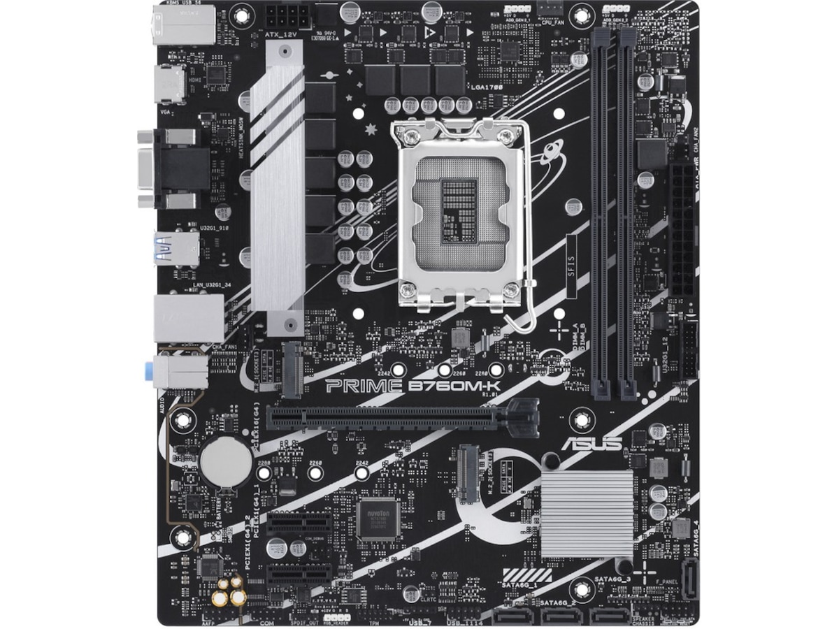 Asus Prime B760M-K Bundkort Intel Socket