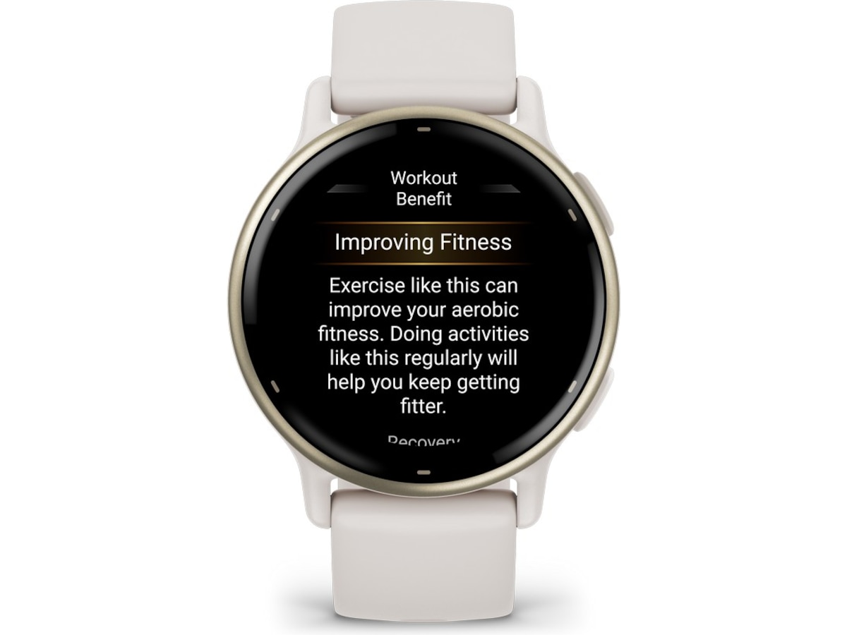 Garmin vivoactive 5 AMOLED Smartwatch (ivory/cream gold) Smartwatches