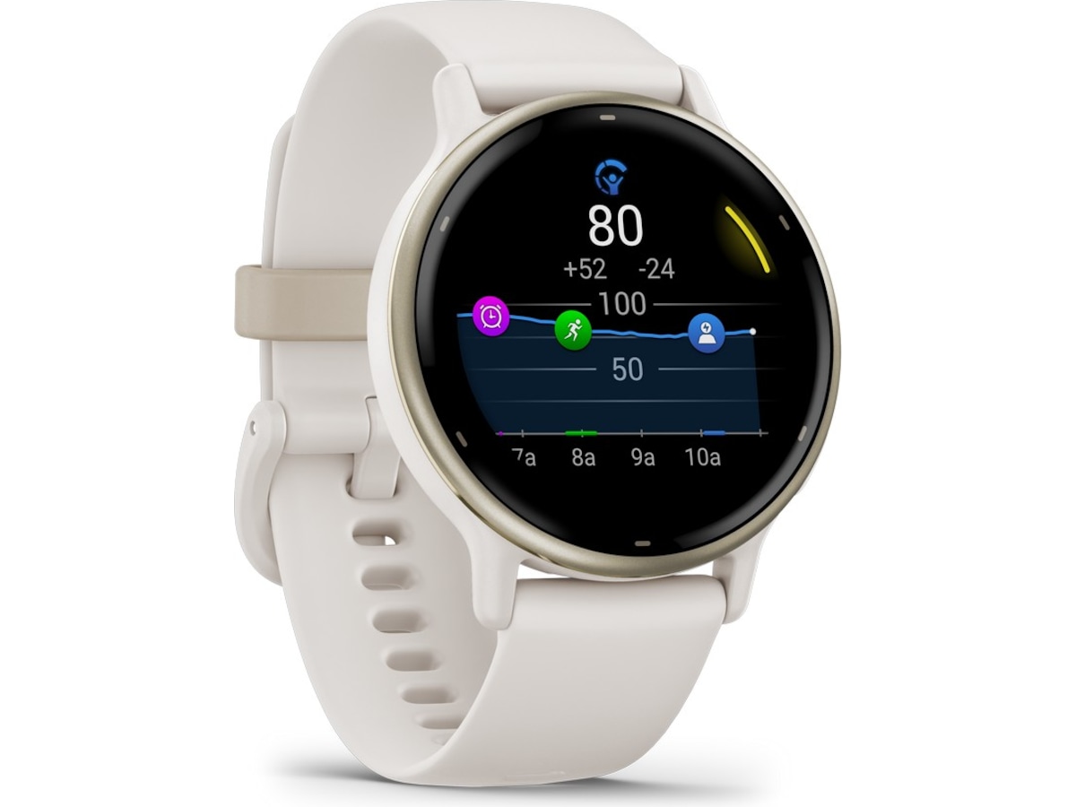 Garmin vivoactive 5 AMOLED Smartwatch (ivory/cream gold) Smartwatches