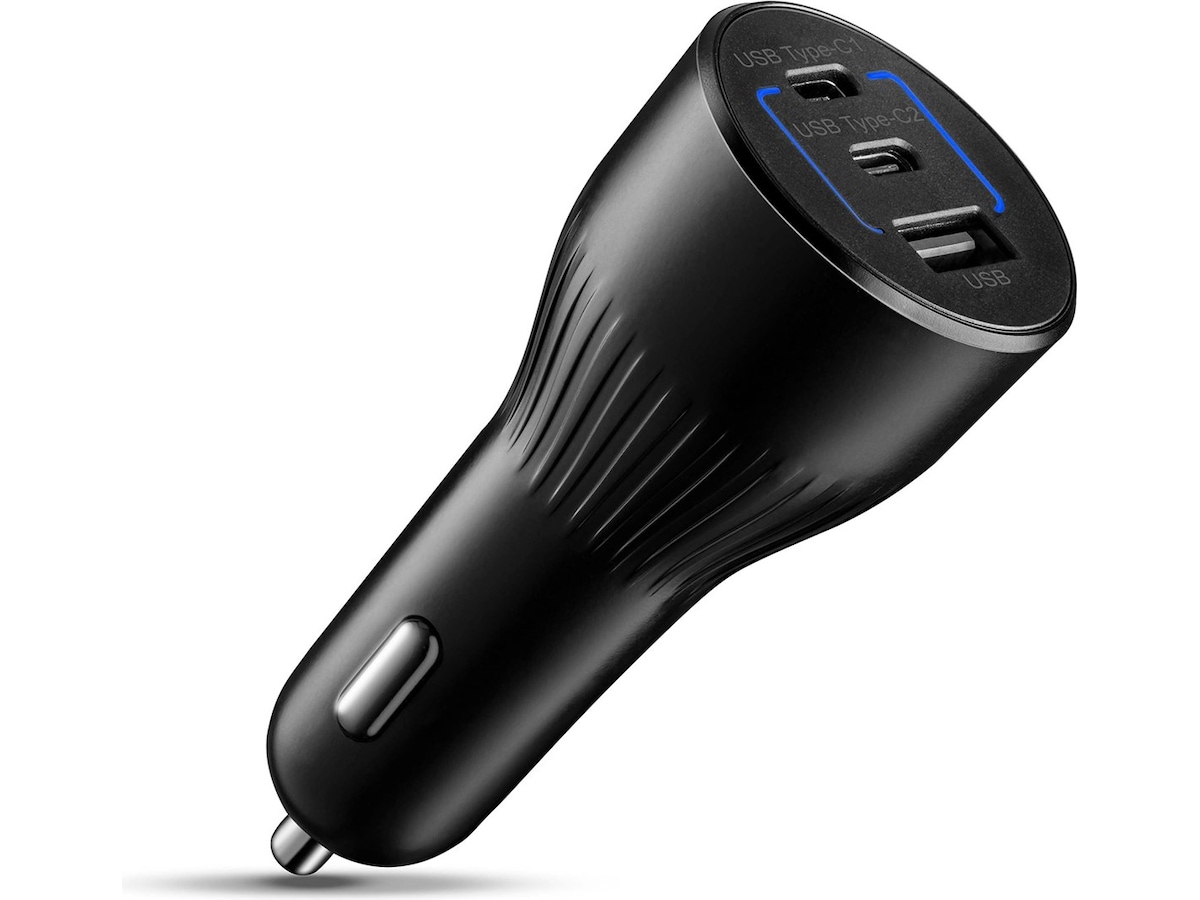 Andersson 95W Biloplader 2xUSB-C + USB-A (sort) Mobilopladere