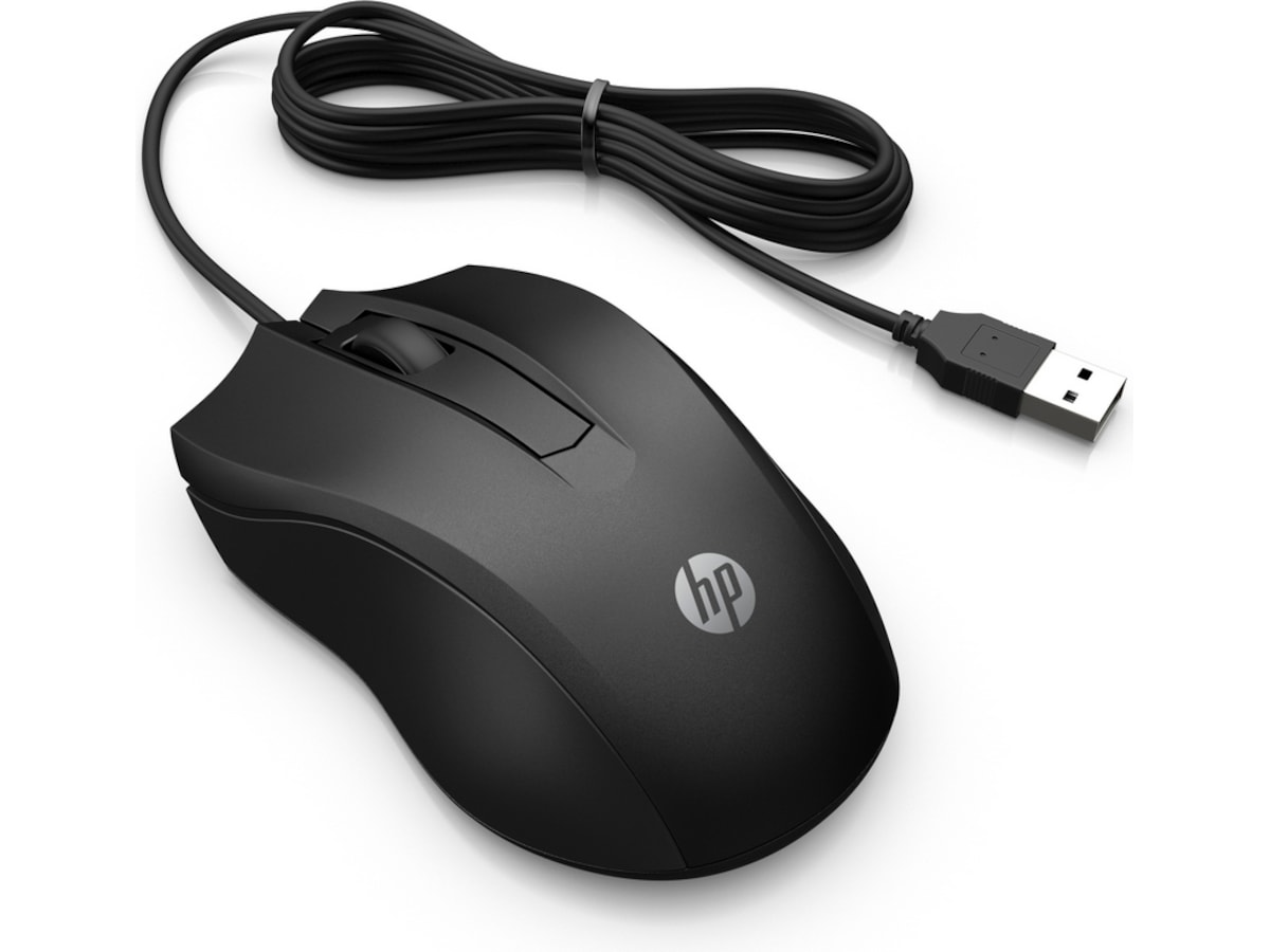 HP 100 kablet mus (sort) Mus