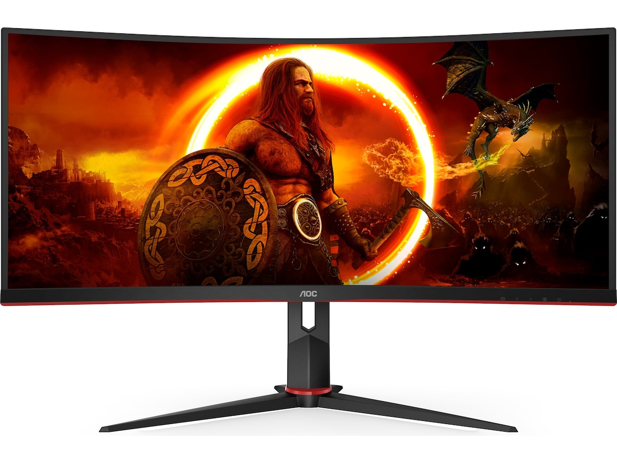 AOC 34" curved gamingskærm CU34G2XP Gamingskærme
