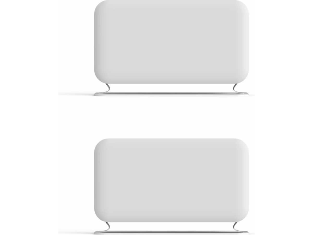 Mill Instant Max gulvovn 2200W Mec (hvid) 2-pack Radiatorer