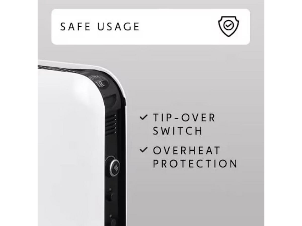 Mill WiFi gulvovn 1200W (hvid) 2-pack Radiatorer