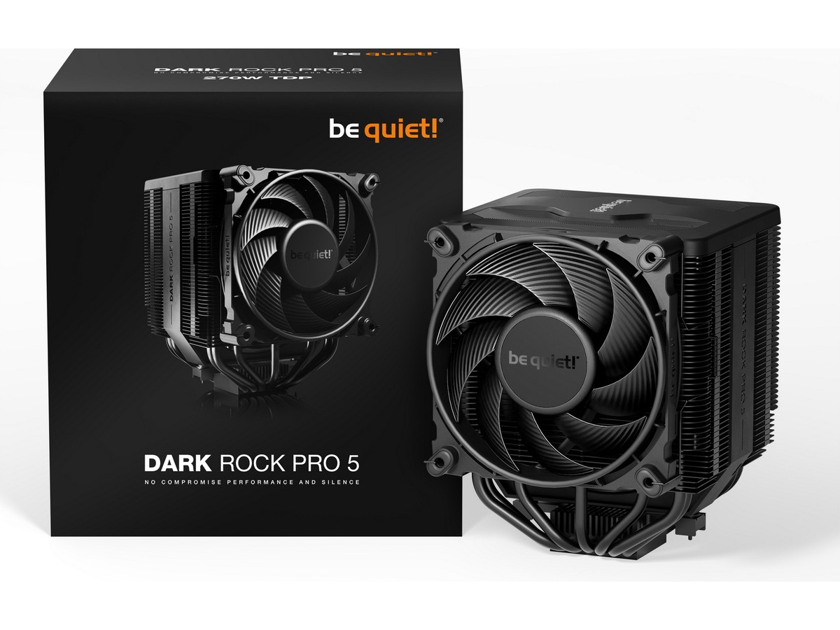 be quiet! Dark Rock Pro 5 CPU Køler (sort) CPU - Luftkøling