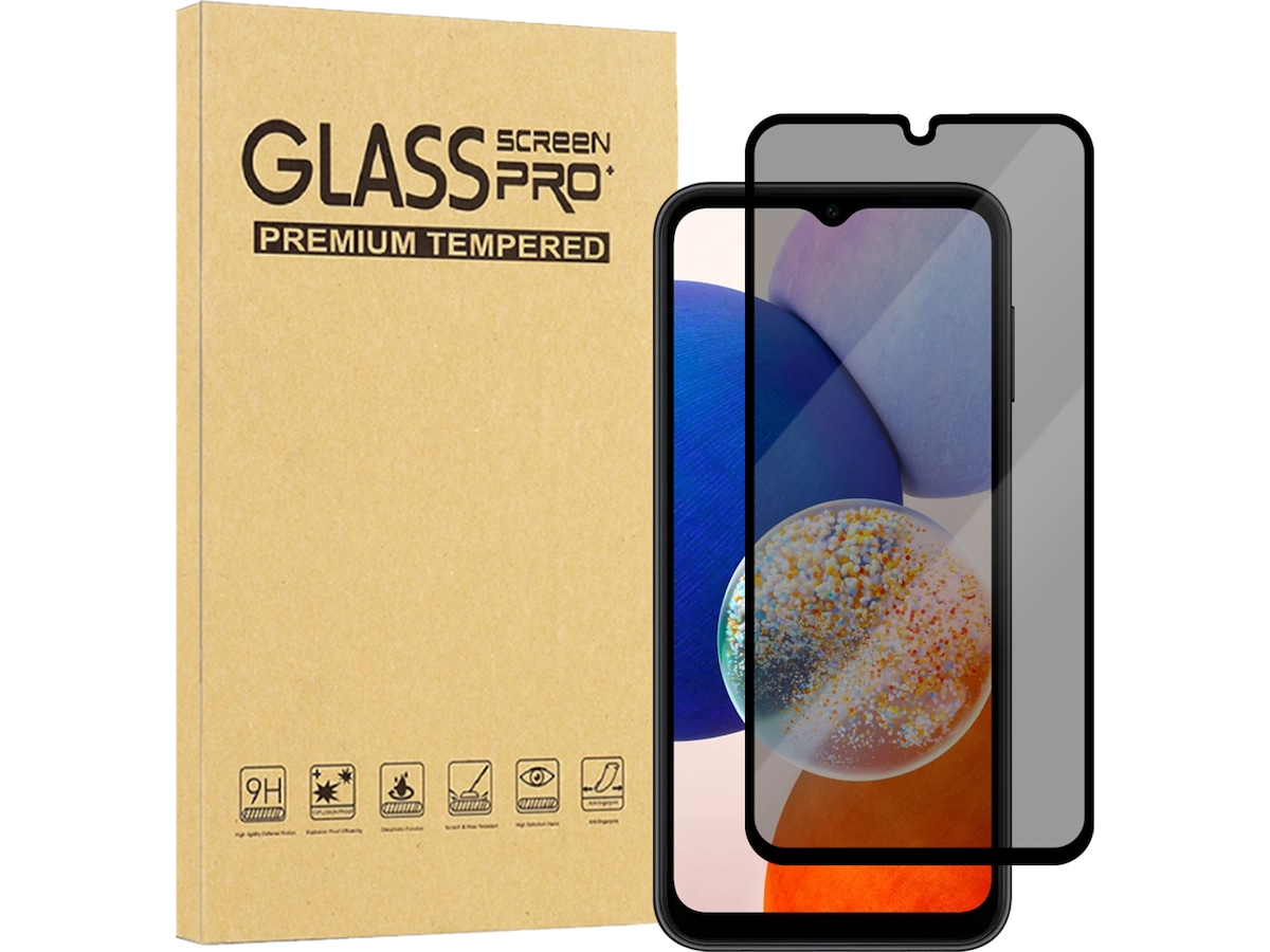 iiglo Samsung Galaxy A15 Privacy Skærmbeskytter Skærmbeskyttelse mobiltelefon