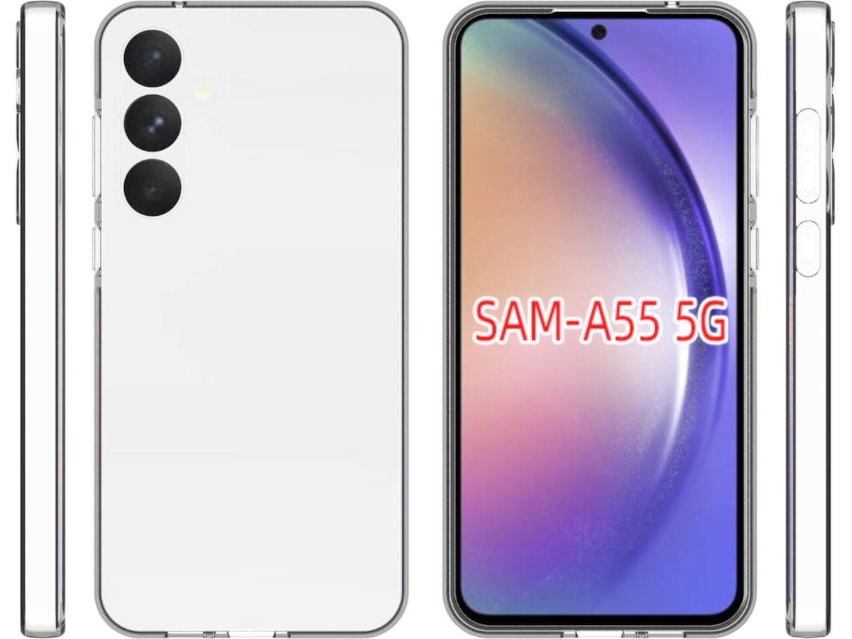 iiglo Samsung Galaxy A55 Silikonecover (transparent) Mobilcover