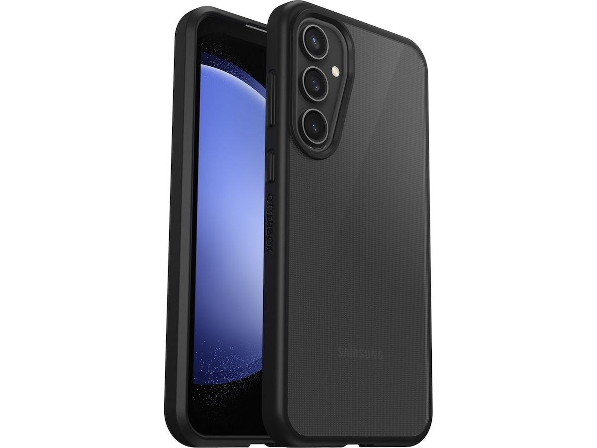 OtterBox Galaxy S23 FE Black React Deksel Cover - ProPack (klar/sort) Mobilcover