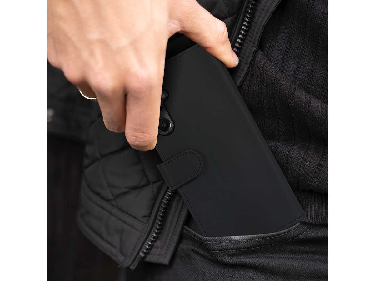 iiglo Galaxy A05S Wallet cover (sort) Mobilcover