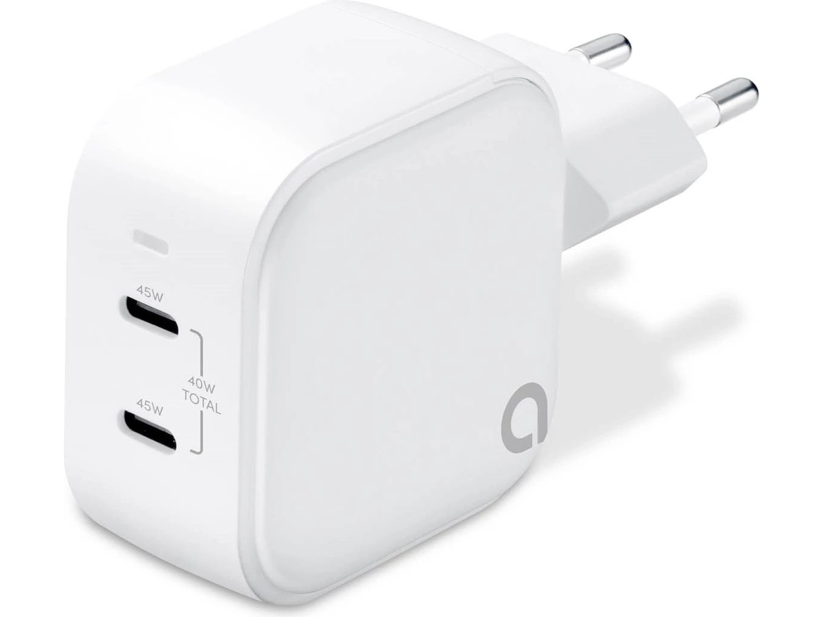 Andersson 45W GaN Vægoplader (hvid) Mobilopladere