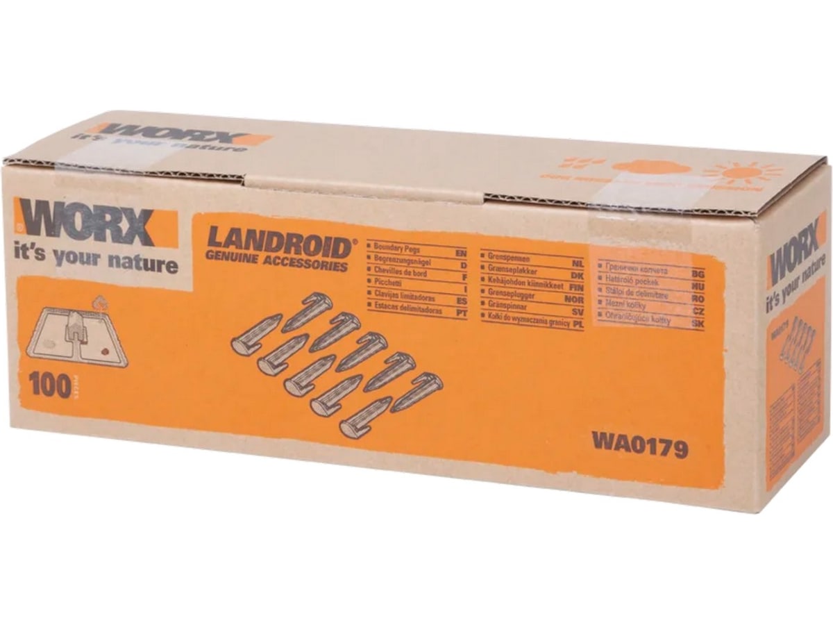 WORX 100 kabelstifter til robotplæneklippere Tilbehør til plæneklippere