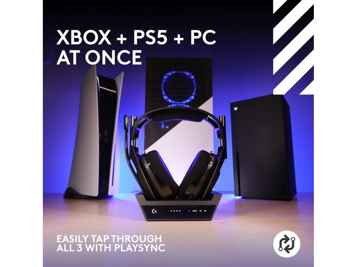 Astro A50 X LIGHTSPEED Trådløst Gaming headset + basestation (sort) Gamingheadset