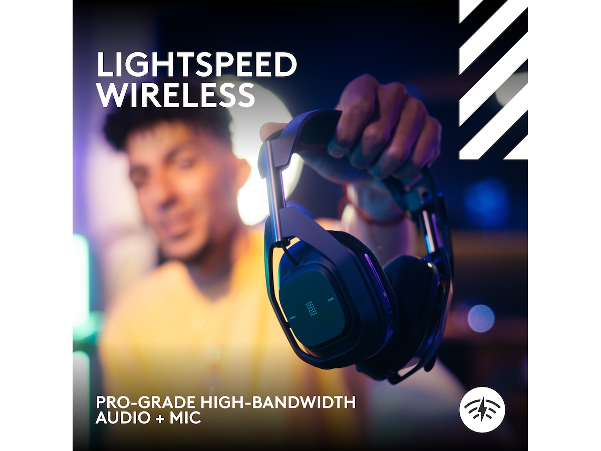 Astro A50 X LIGHTSPEED Trådløst Gaming headset + basestation (sort) Gamingheadset