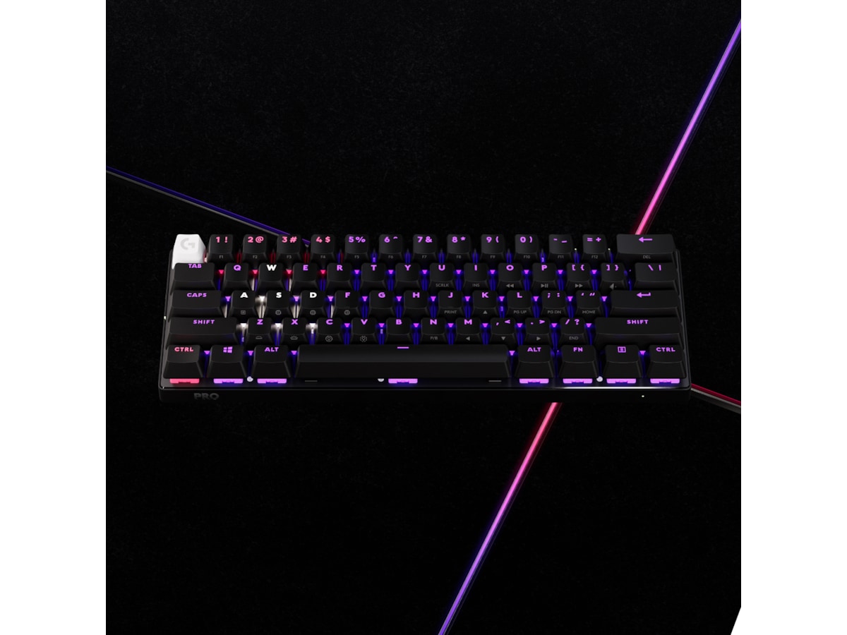 Logitech G Pro X 60 Lightspeed Linear trådløst gamingtastatur (sort) Gamingkeyboard