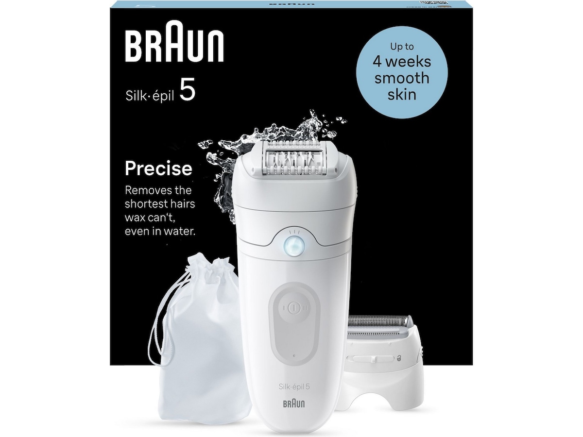 Braun Silk-épil 5 Epilator SE5-041 (hvid/grå) Epilator & IPL-hårfjerning