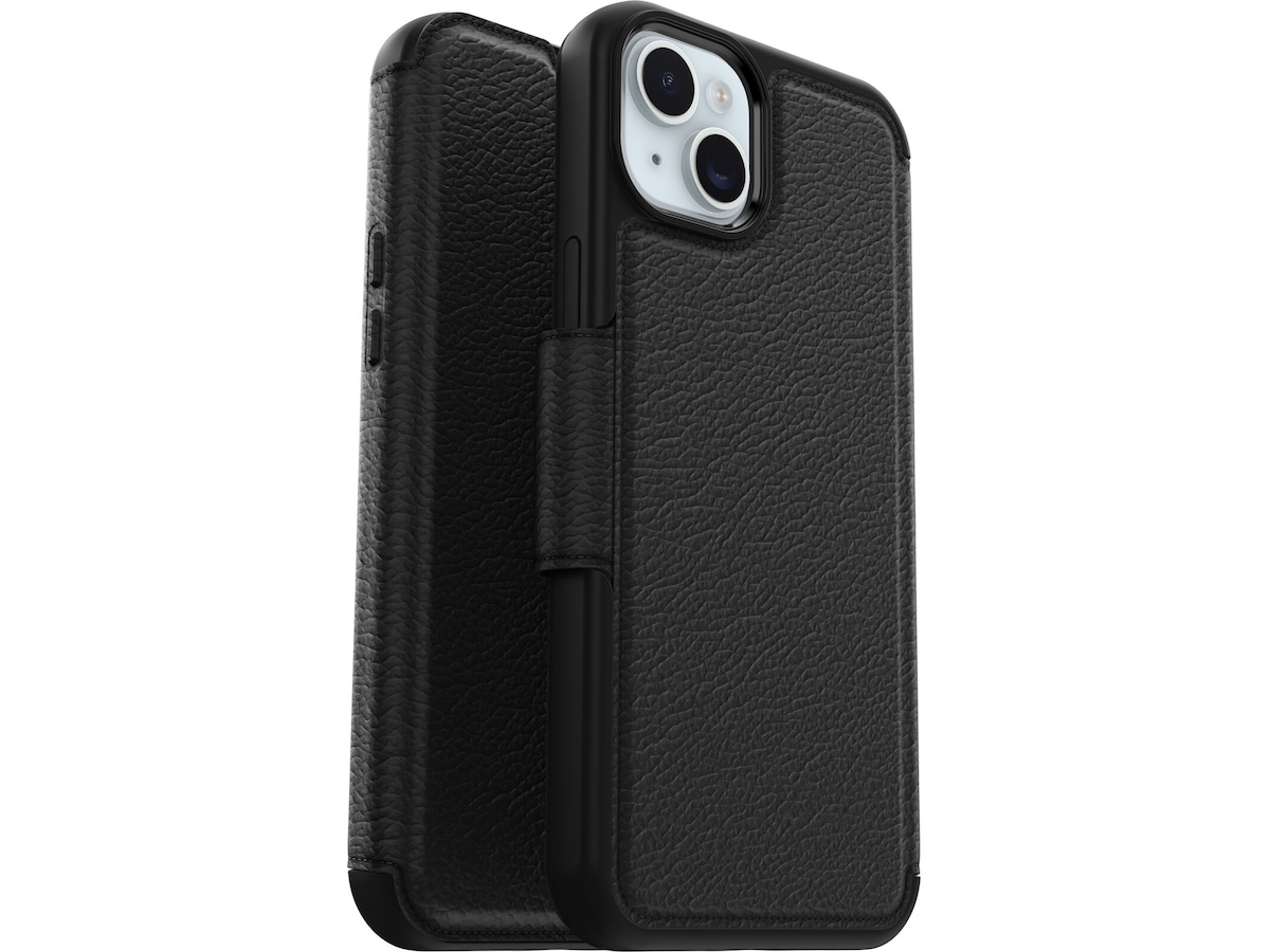 OtterBox iPhone 15 Plus Strada Wallet cover - ProPack (sort) Mobilcover