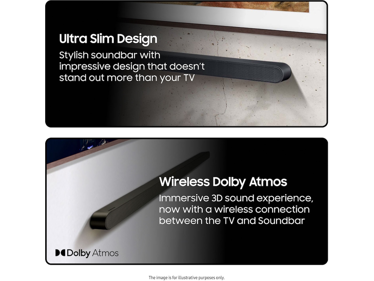 Samsung HW-S710D soundbar med subwoofer (sort) Soundbars