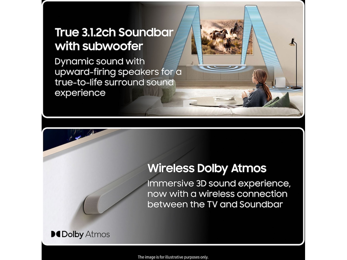 Samsung HW-S811D soundbar med subwoofer (hvidt) Soundbars