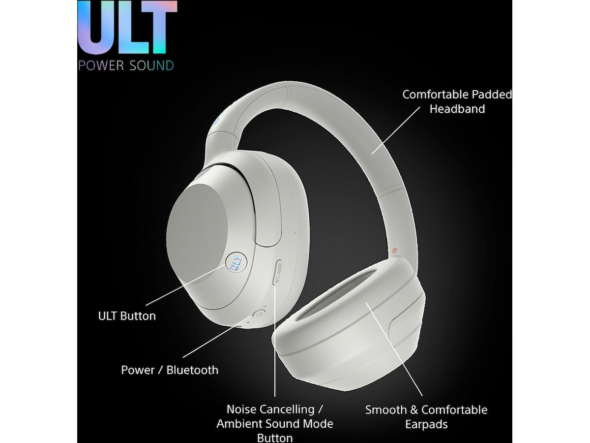 Sony ULT WEAR trådløse høretelefoner Over-Ear med mic (hvid) Høretelefoner