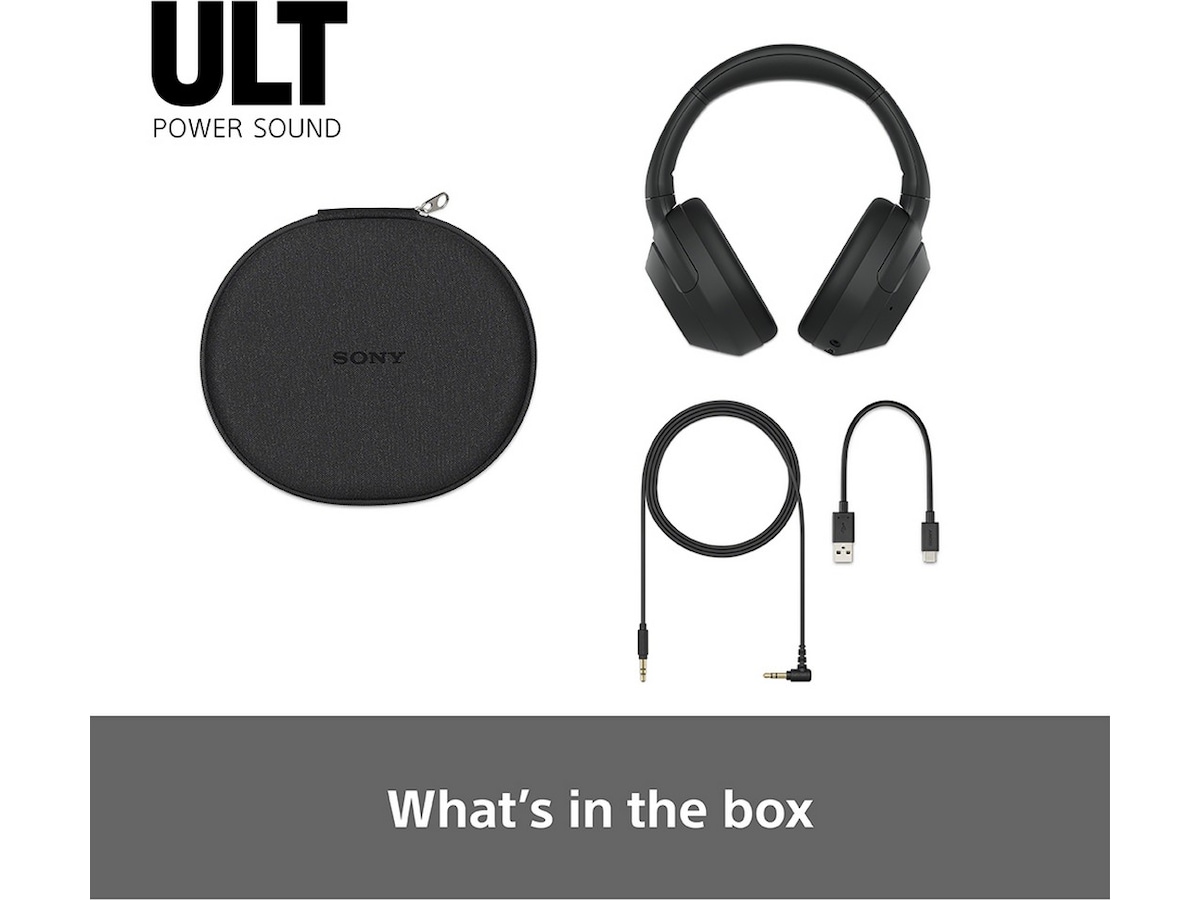 Sony ULT WEAR trådløse høretelefoner Over-Ear med mic (sort) Høretelefoner