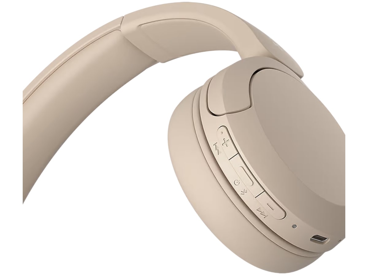 Sony WH-CH520 trådløse hovedtelefoner, On-Ear (beige) Høretelefoner