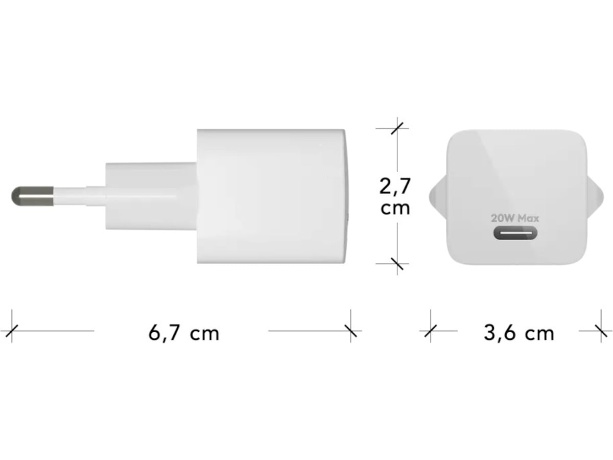 dbramante1928 20W Vægoplader (hvid) Bulk Mobilopladere