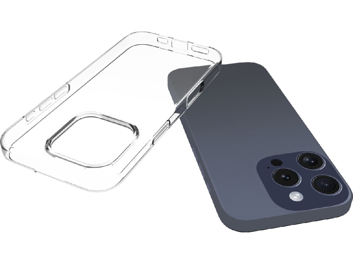 iiglo iPhone 16 Pro Silikone cover (gennemsigtig) Mobilcover