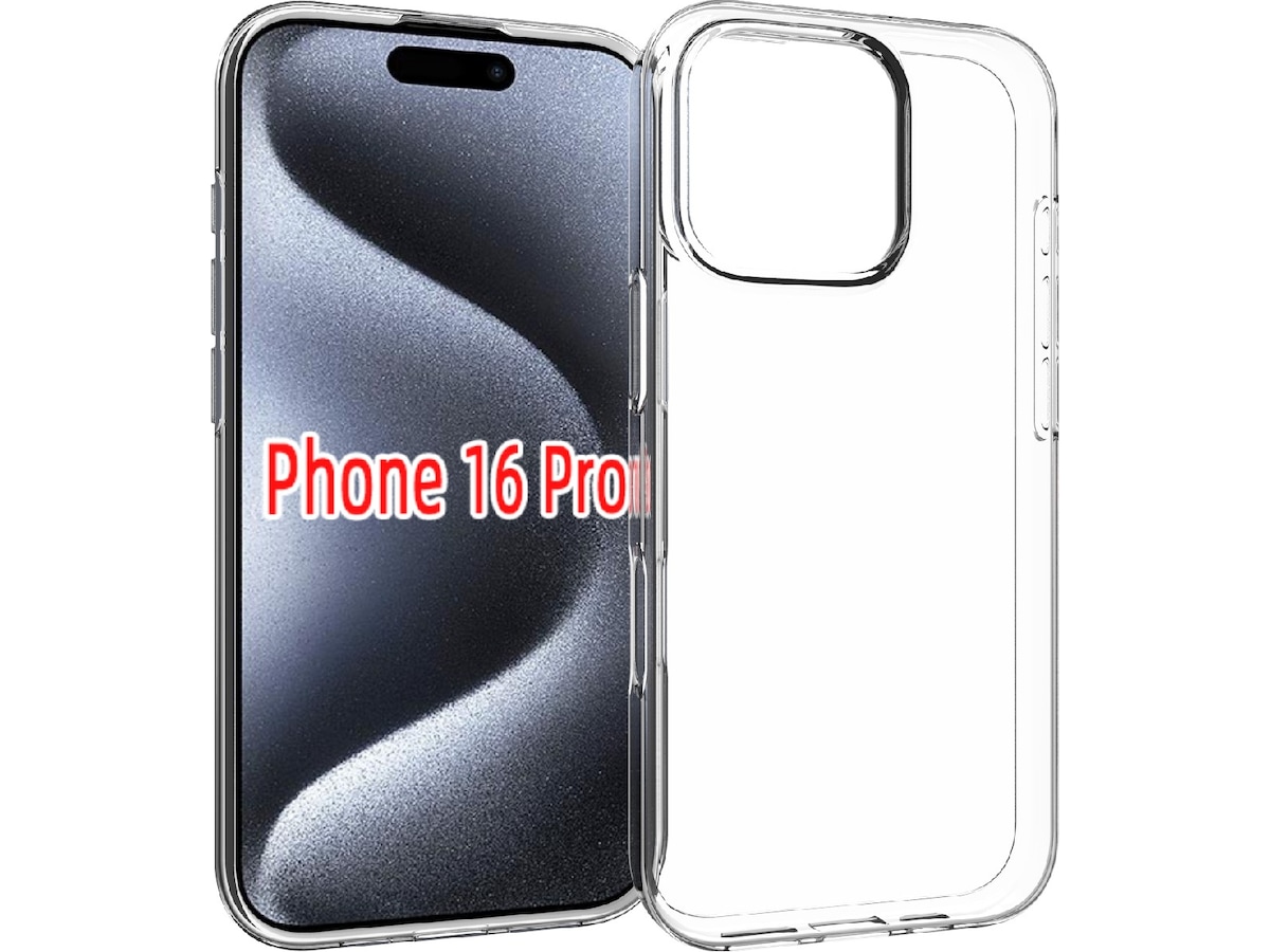 iiglo iPhone 16 Pro Silikone cover (gennemsigtig) Mobilcover
